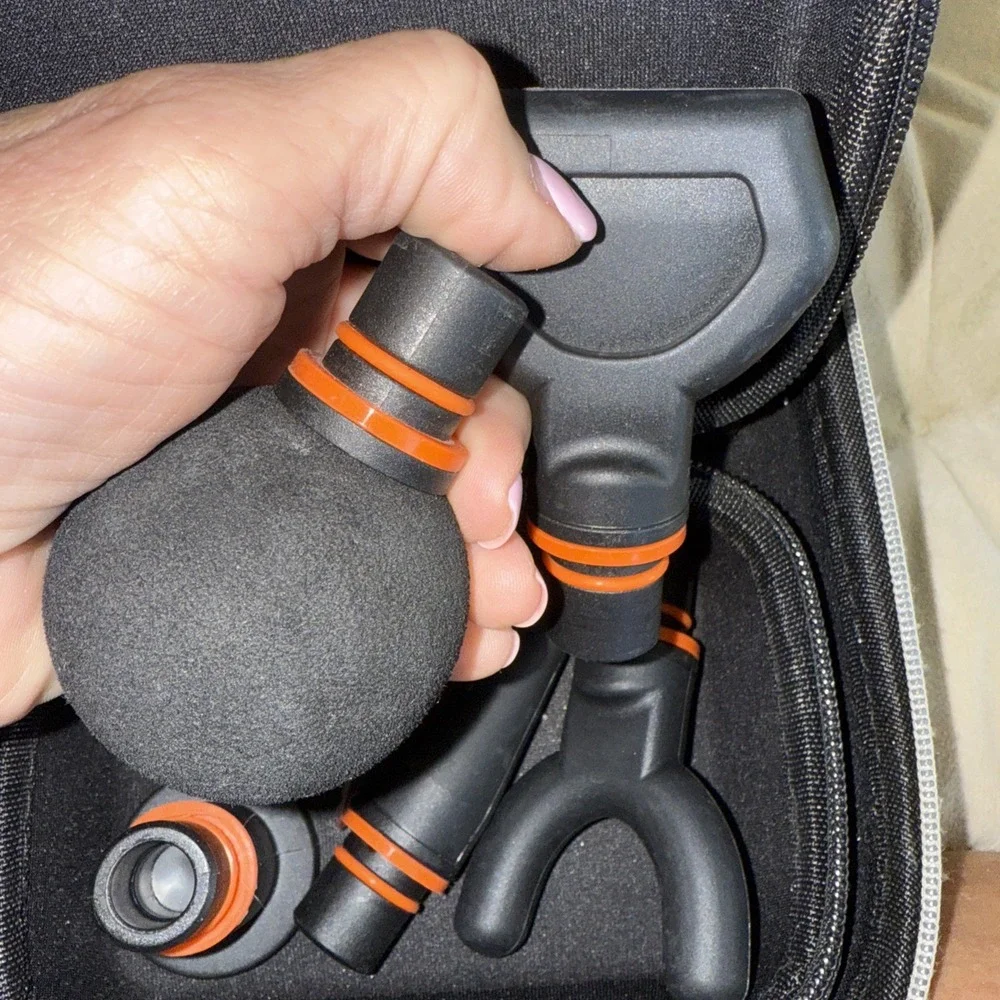 Sharper Image Powerboost Deep‎ Tissue Massager with power cord, and attachments
